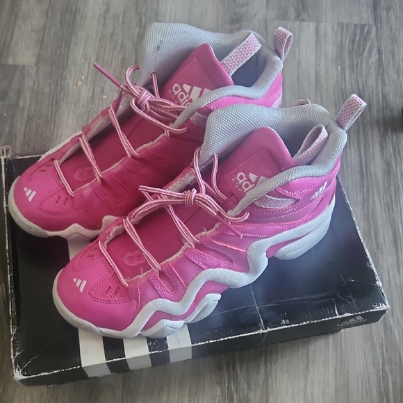 adidas Other - adidas Kids Pink and Gray Sneakers